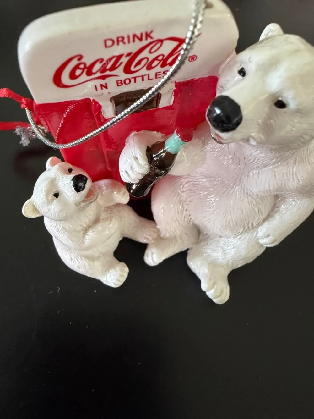 NWT Coca Cola Polar Bear And Cub With Bottle Of Coke